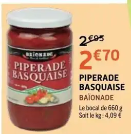 E.Leclerc BAÏONADE PIPERADE BASQUAISE offre