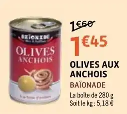 E.Leclerc BRIONDE OLIVES ANCHOIS offre