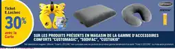 E.Leclerc L'Auto Sur les produits présents en magasin de la gamme d'accessoires conforts customagic codifac custokid offre