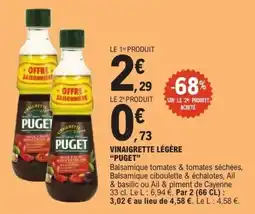 E.Leclerc PUGET Vinaigrette légère offre