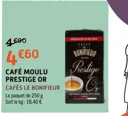 E.Leclerc Cafés Le Bonifieur Café moulu prestige ot offre