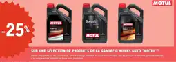 E.Leclerc L'Auto Motul Sur une sélection de produits de la gamme d'huiles auto offre