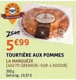 E.Leclerc LA MARQUÈZE TOURTIÈRE AUX POMMES offre