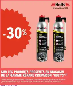 E.Leclerc L'Auto Holts Sur les produits présents en magasin de la gamme répare crevaison offre