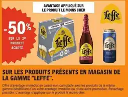 E.Leclerc Leffe Sur les produits présents en magasin de la gamme offre