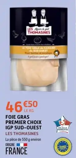 E.Leclerc LES THOMASINES FOIE GRAS offre