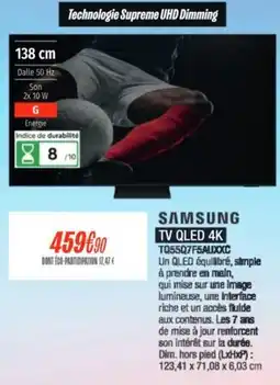 Blanc Brun Samsung tv qled 4k offre