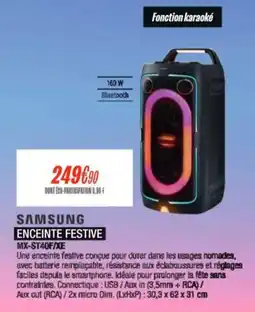 Blanc Brun SAMSUNG ENCEINTE FESTIVE offre