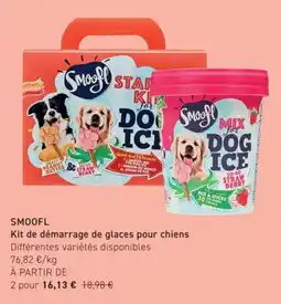 Tom&Co SMOOFL Kit de démarrage de glaces pour chiens offre