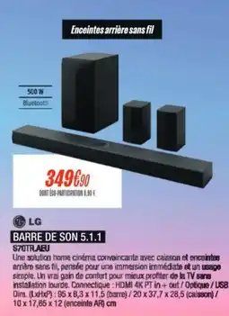 Blanc Brun LG BARRE DE SON 5.1.1 offre