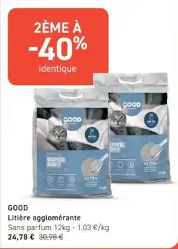 Tom&Co GOOD Litière agglomérante offre