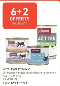 Tom&Co nutriexpert Boîtes offre