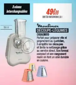 Blanc Brun Moulinex DÉCOUPE-LÉGUMES offre