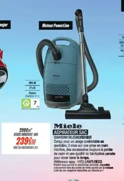 Blanc Brun Miele Aspirateur sac offre