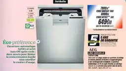 Blanc Brun Aeg Lave vaisselle ff874717pm offre