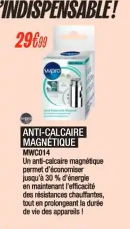 Blanc Brun Wipro Anti-calcaire Magnétique offre