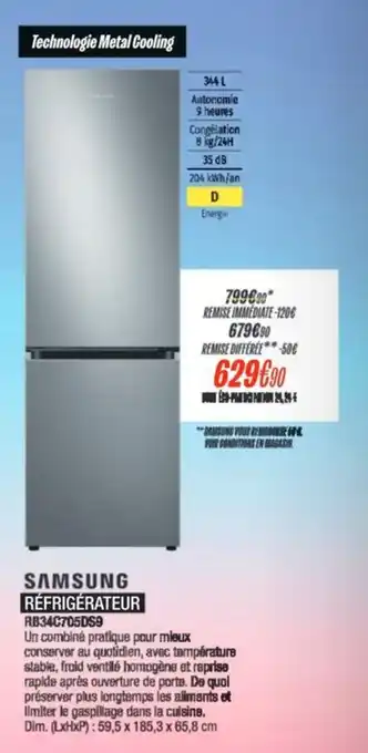 SAMSUNG RÉFRIGÉRATEUR
