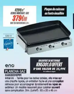 Blanc Brun Eno plancha gaz offre
