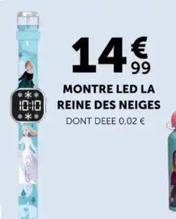 Centrakor Montre led la reine des neiges offre