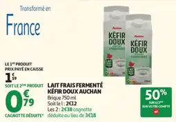 Auchan KÉFIR DOUX AUCHAN offre