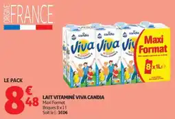 Auchan CANDIA LAIT VITAMINÉ VIVA offre