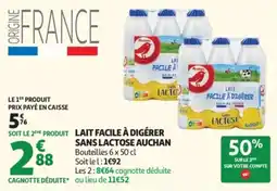 Auchan Auchan Lait facile à digérer offre