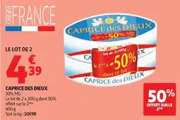 Auchan CAPRICE DES DIEUX offre