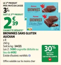 Auchan Auchan Brownies offre
