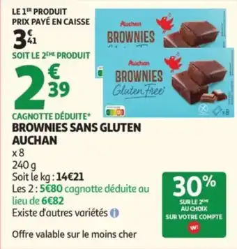 Auchan Auchan Brownies offre