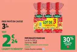 Auchan PANZANI Pipe Rigate offre
