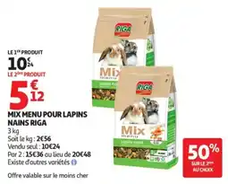 Auchan RIGA Mix menu Lapins nains offre