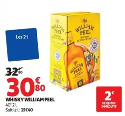 Auchan WILLIAM PEEL WHISKY offre