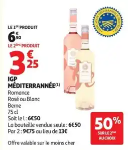 Auchan Berne IGP Méditerrannée offre