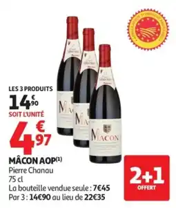 Auchan Pierre Chanau Mâcon AOP offre