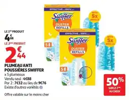 Auchan Swiffer Plumeau anti poussières offre