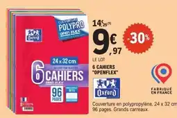 E.Leclerc Oxford CAHIER OPEN FLEX offre