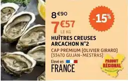 E.Leclerc CAP PREMIUM HUITRES CREUSES ARCACHON N°2 offre