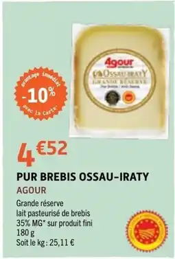 E.Leclerc AGOUR PUR BREBIS OSSAU-IRATY offre