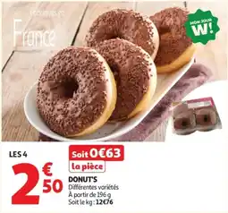 Auchan DONUT'S offre