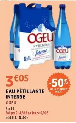 E.Leclerc OGEU EAU PÉTILLANTE INTENSE offre
