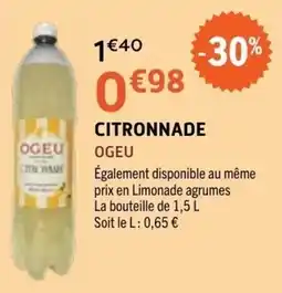 E.Leclerc OGEU CITRONNADE offre