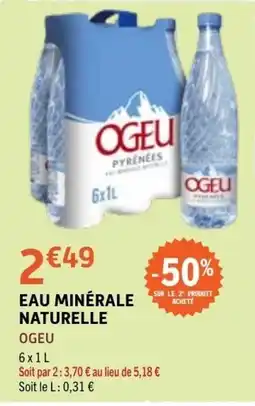 E.Leclerc OGEU EAU MINÉRALE NATURELLE offre