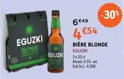 E.Leclerc EGUZKI BIÈRE BLONDE offre