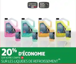 Auchan Sur les liquide de refroidissement offre