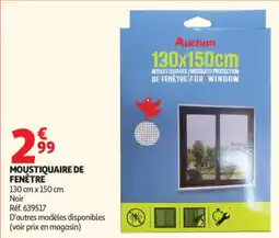 Auchan Auchan MOUSTIQUAIRE DE FENÊTRE offre