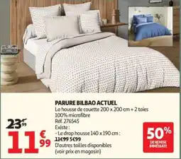 Auchan BILBAO PARURE ACTUEL offre