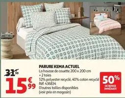 Auchan Actuel Parure keme offre