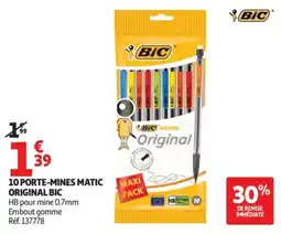Auchan BIC Porte-mines Matic Original offre