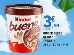 E.Leclerc Ferrero rocher - kinder bueno glacé offre