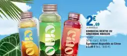 E.Leclerc Kombucha menthe ou gingembre offre
